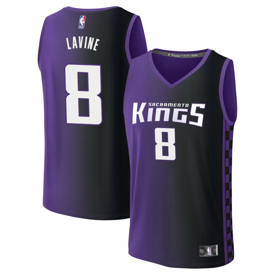 Zach LaVine Sacramento Kings Nike Swingman Statement Jersey - Purple