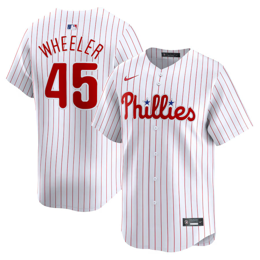 Zack Wheeler Philadelphia Phillies Nike Home Replica Player Jersey - White