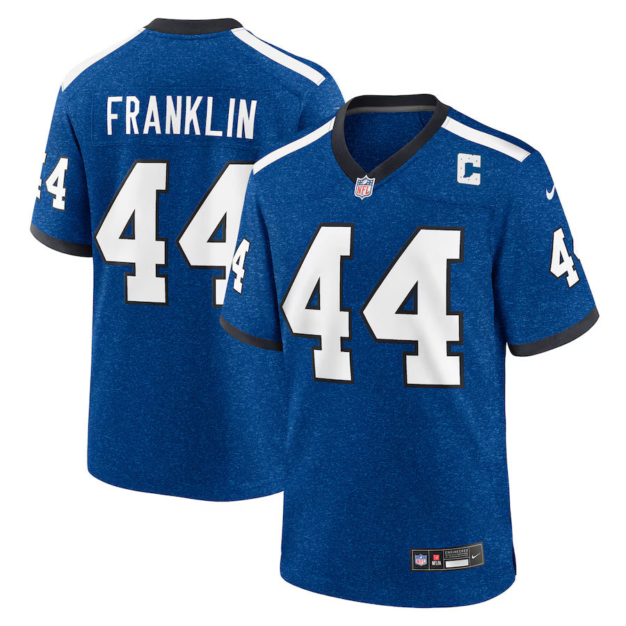 Zaire Franklin Indianapolis Colts Nike Indiana Nights Game Player Jersey - Royal