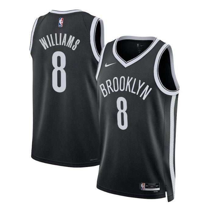 Ziaire Williams Brooklyn Nets Nike Swingman Icon Jersey - Black