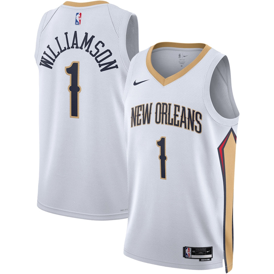 Zion Williamson New Orleans Pelicans Nike Association Jersey - White
