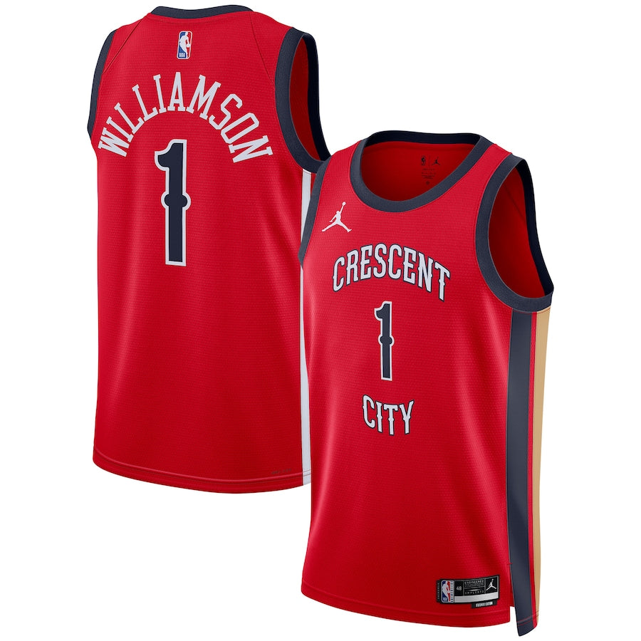 Zion Williamson New Orleans Pelicans Nike Swingman Statement Jersey - Red