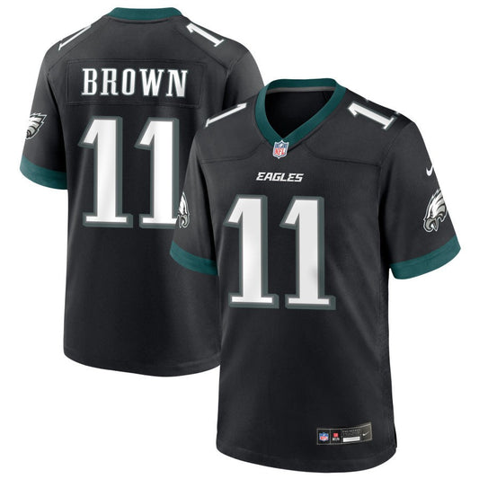 A.J. Brown Philadelphia Eagles Nike Alternate Game Player Jersey - Black