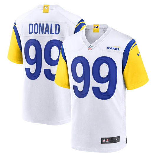 Aaron Donald Los Angeles Rams Throwback Player Jersey - White