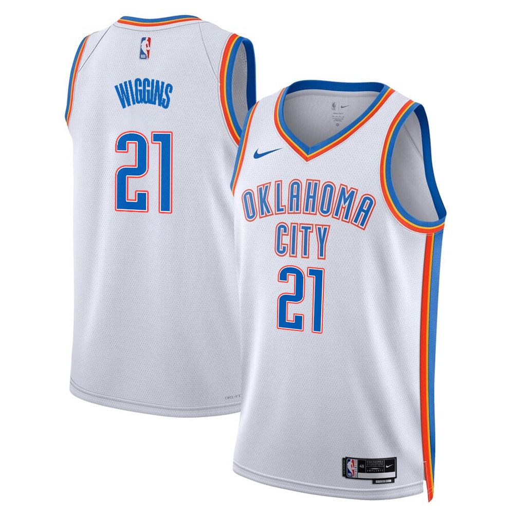 Aaron Wiggins Oklahoma City Thunder Nike Swingman Association Jersey - White