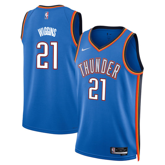Aaron Wiggins Oklahoma City Thunder Nike Swingman Icon Jersey - Blue