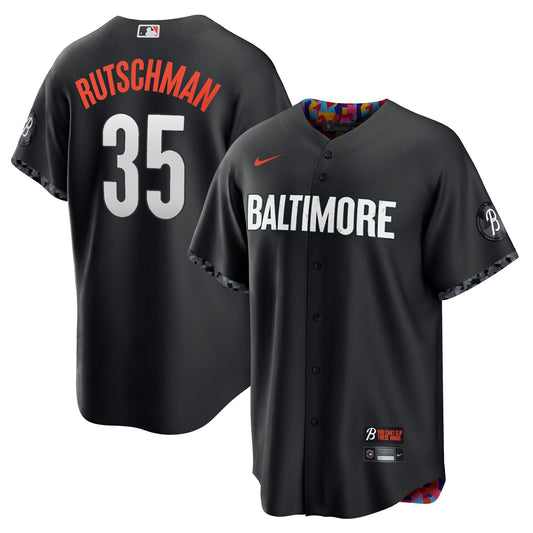 Adley Rutschman Baltimore Orioles 2023 Nike City Connect Limited Player Jersey - Black