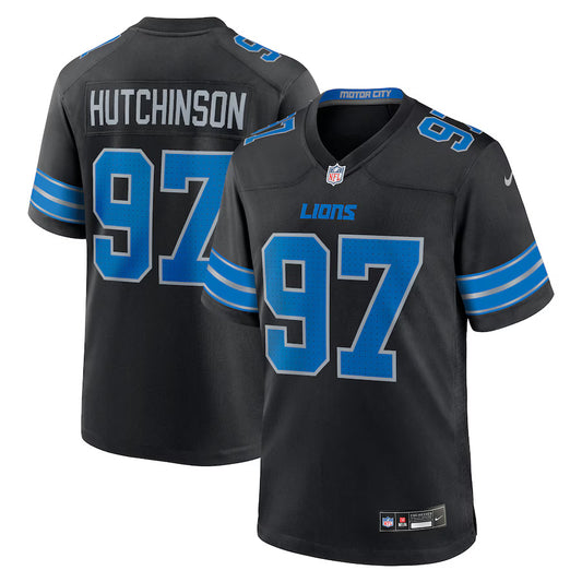 Aidan Hutchinson Detroit Lions Nike Alternate Game Player Jersey - Black
