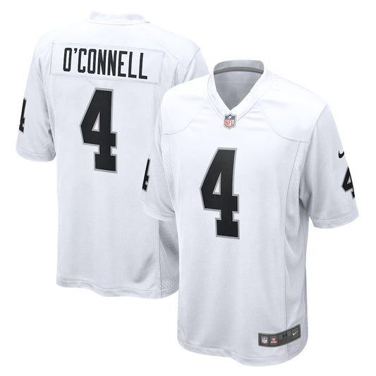 Aidan O'Connell Las Vegas Raiders Nike Game Player Jersey - White