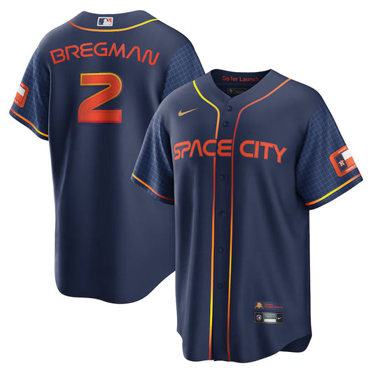 Alex Bregman Houston Astros Nike City Connect Limited Player Jersey - Navy