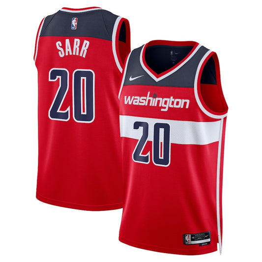 Alex Sarr Washington Wizards Nike Swingman Icon Jersey - Red