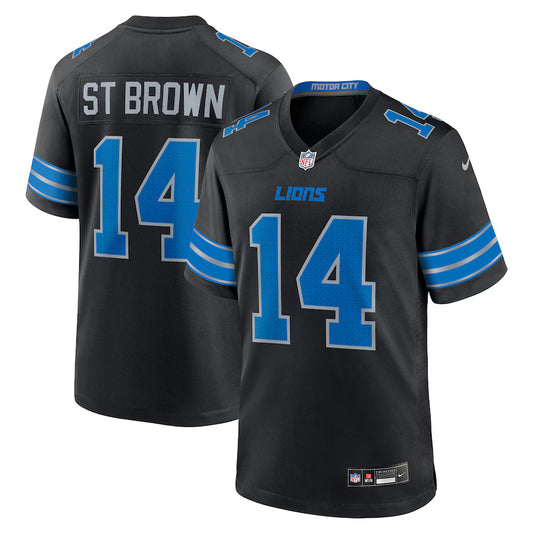 Amon-Ra St. Brown Detroit Lions Nike Alternate Game Player Jersey - Black