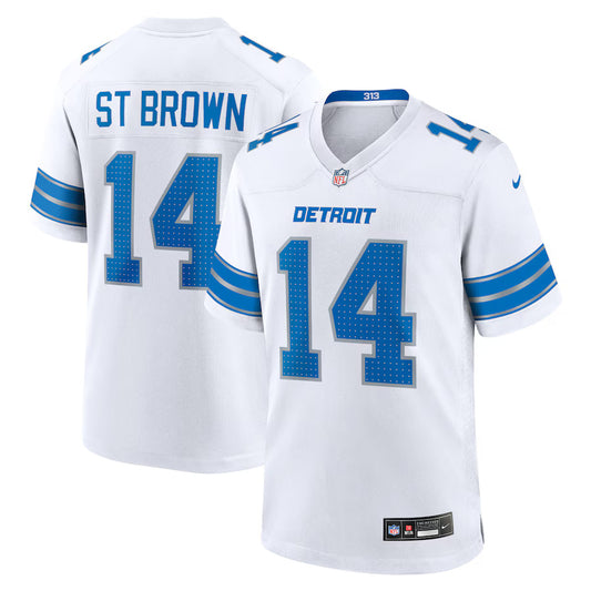 Amon-Ra St. Brown Detroit Lions Nike Game Player Jersey - White