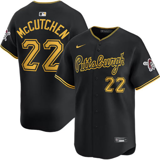 Andrew McCutchen Pittsburgh Pirates Nike Alternate Limited Player Jersey - Black