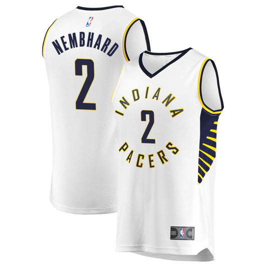 Andrew Nembhard Indiana Pacers Nike Swingman Association Jersey - White