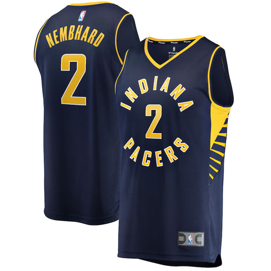 Andrew Nembhard Indiana Pacers Nike Swingman Icon Jersey - Navy