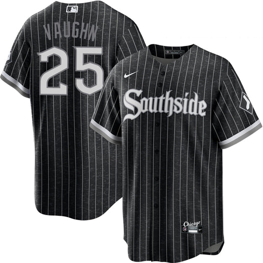 Andrew Vaughn Chicago White Sox Nike City Connect Limited Player Jersey - Black