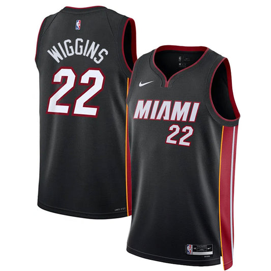 Andrew Wiggins Miami Heat Nike Swingman Icon Jersey - Black