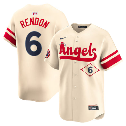 Anthony Rendon Los Angeles Angels 2024 Nike City Connect Limited Player Jersey - Cream