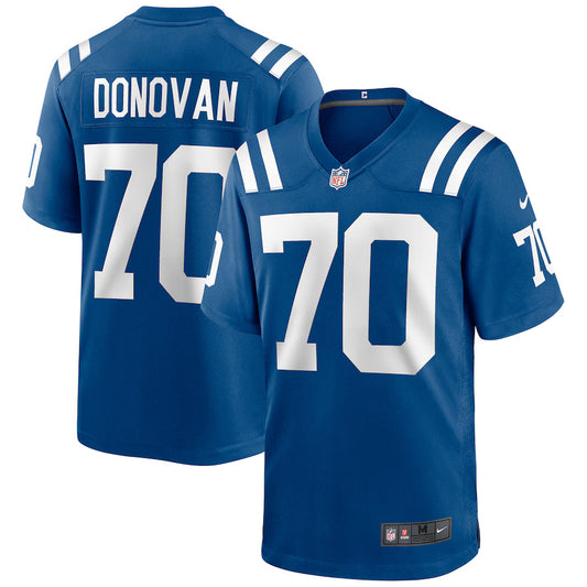 Art Donovan Indianapolis Colts Throwback Player Jersey - Royal