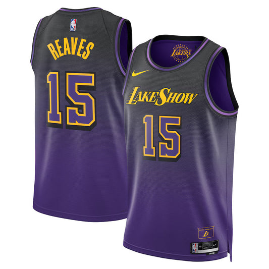 Austin Reaves Los Angeles Lakers 2024/2025 Nike Swingman City Jersey - Purple