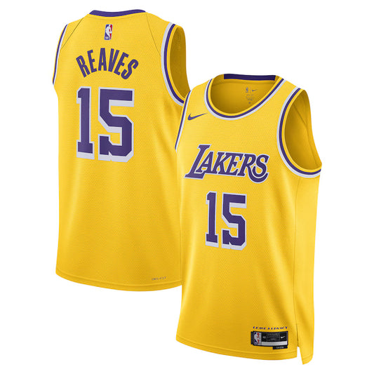 Austin Reaves Los Angeles Lakers Nike Swingman Icon Jersey - Gold