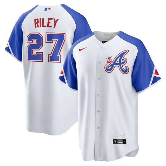 Austin Riley Atlanta Braves 2023 Nike City Connect Limited Player Jersey - White
