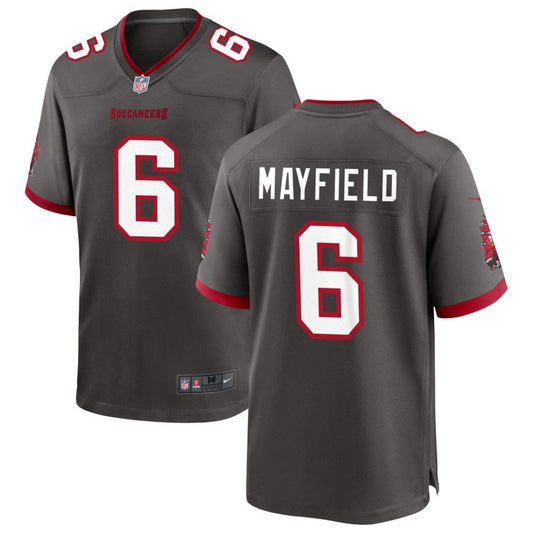 Baker Mayfield Tampa Bay Buccaneers Nike Alternate Game Player Jersey - Pewter