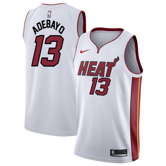Bam Adebayo Miami Heat Nike Swingman Association Jersey - White