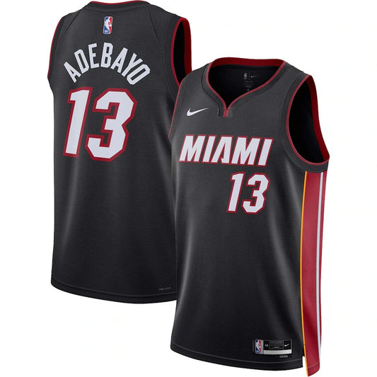 Bam Adebayo Miami Heat Nike Swingman Icon Jersey - Black