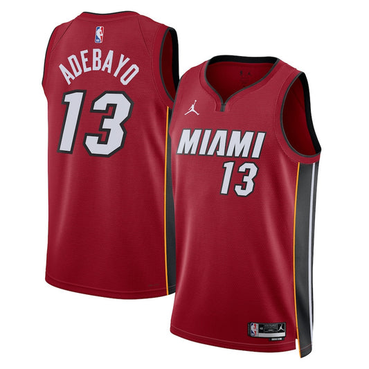 Bam Adebayo Miami Heat Nike Swingman Statement Jersey - Red