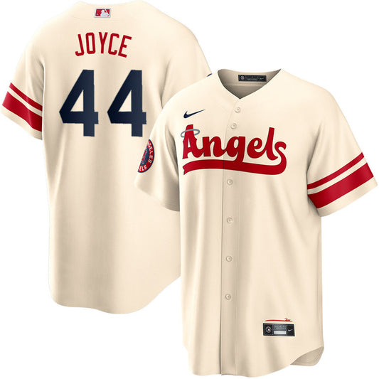 Ben Joyce Los Angeles Angels Nike City Connect Limited Player Jersey - Cream