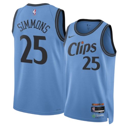 Ben Simmons LA Clippers 2024/2025 Nike Swingman City Jersey - Light Blue