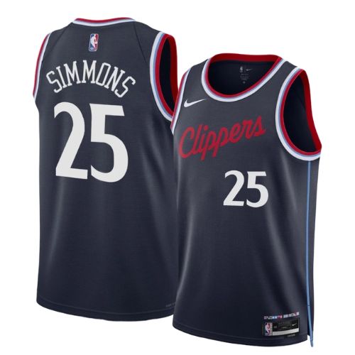 Ben Simmons LA Clippers Nike Swingman Icon Jersey - Navy