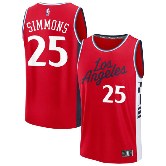 Ben Simmons LA Clippers Nike Swingman Statement Jersey - Red