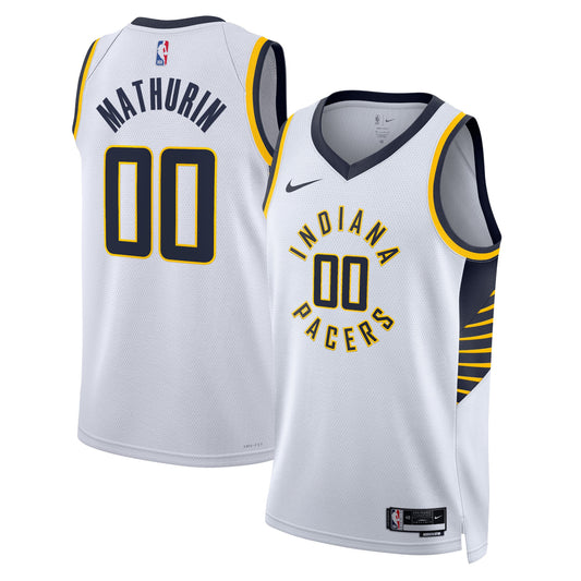 Bennedict Mathurin Indiana Pacers Nike Swingman Association Jersey - White