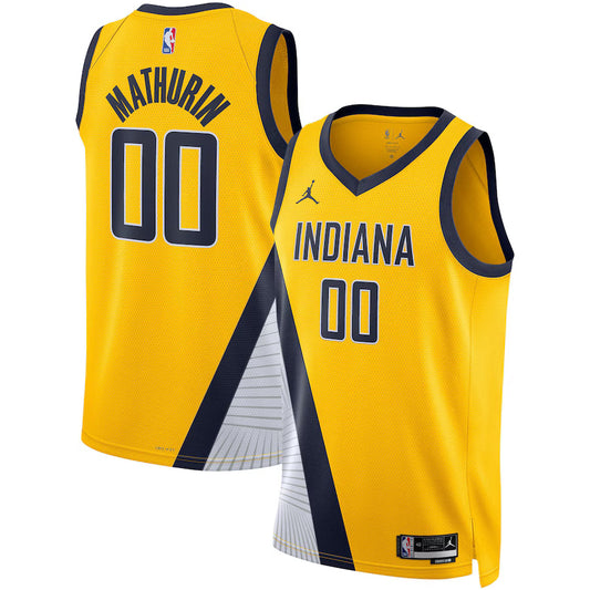 Bennedict Mathurin Indiana Pacers Nike Swingman Statement Jersey - Gold
