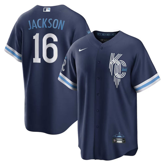 Bo Jackson Kansas City Royals Nike City Connect Limited Player Jersey - Navy