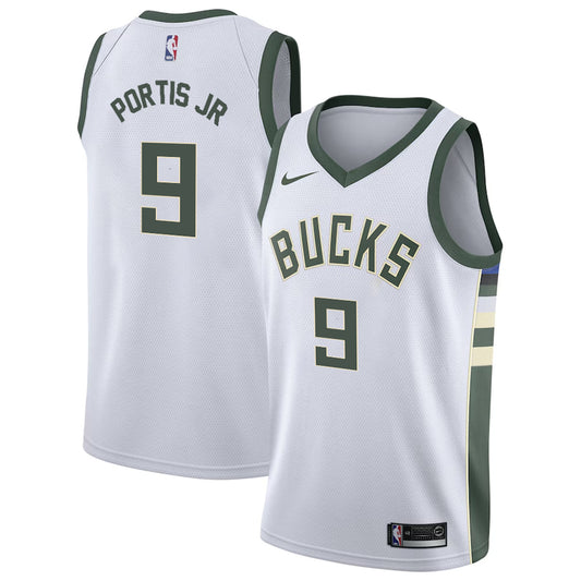 Bobby Portis Milwaukee Bucks Nike Swingman Association Jersey - White