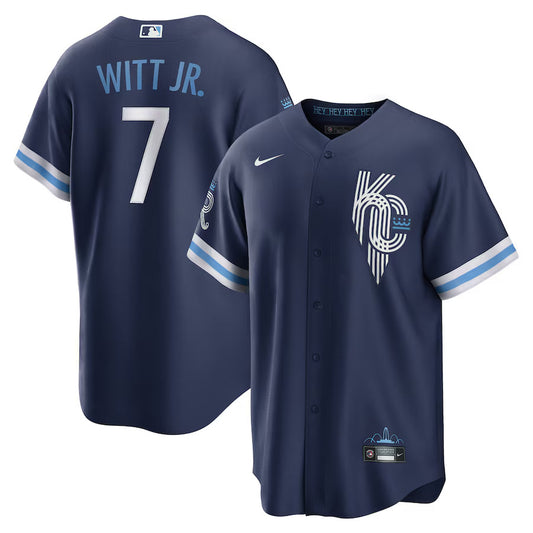 Bobby Witt Jr. Kansas City Royals Nike City Connect Limited Player Jersey - Navy