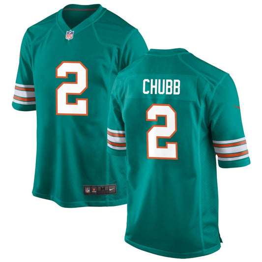 Bradley Chubb Miami Dolphins Nike Alternate Game Player Jersey -Aqua
