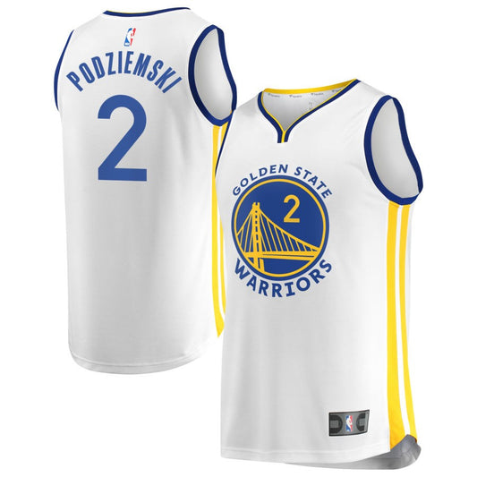 Brandin Podziemski Golden State Warriors Nike Swingman Association Jersey - White