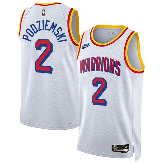 Brandin Podziemski Golden State Warriors Nike Swingman Classic Jersey - White