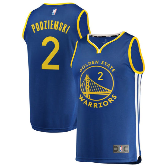 Brandin Podziemski Golden State Warriors Nike Swingman Icon Jersey - Royal