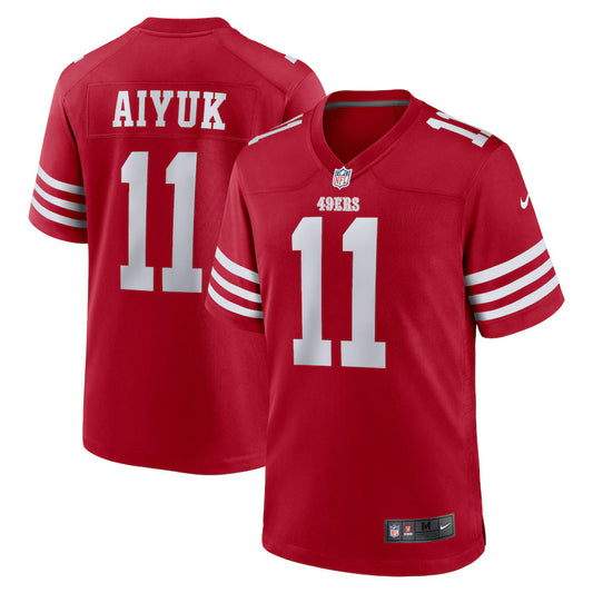 Brandon Aiyuk San Francisco 49ers Nike Game Player Jersey - Scarlet