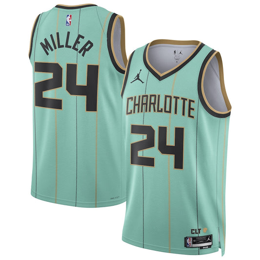 Brandon Miller Charlotte Hornets 2024/2025 Nike Swingman City Jersey - Mint
