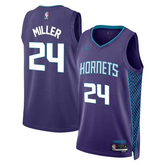 Brandon Miller Charlotte Hornets Nike Swingman Statement Jersey - Purple
