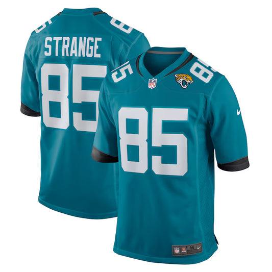 Brenton Strange Jacksonville Jaguars Nike Game Player Jersey - Teal