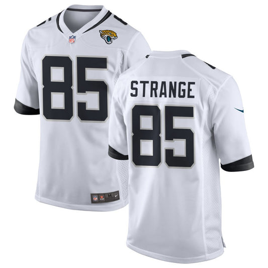 Brenton Strange Jacksonville Jaguars Nike Game Player Jersey - White