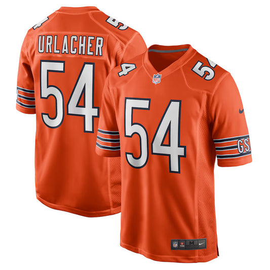 Brian Urlacher Chicago Bears Throwback Player Jersey - Orange